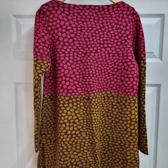 Oleana Geometric Dot Tunic Sweater - Picture 3 of 3